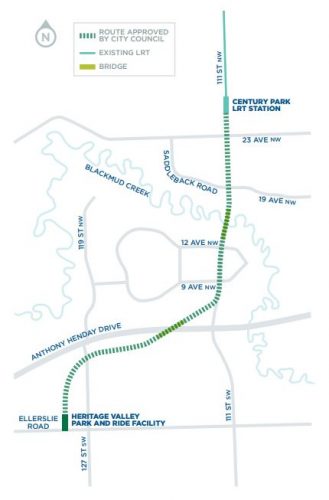 Heritage Valley Future LRT Expansion | Chappelle Gardens by Brookfield ...